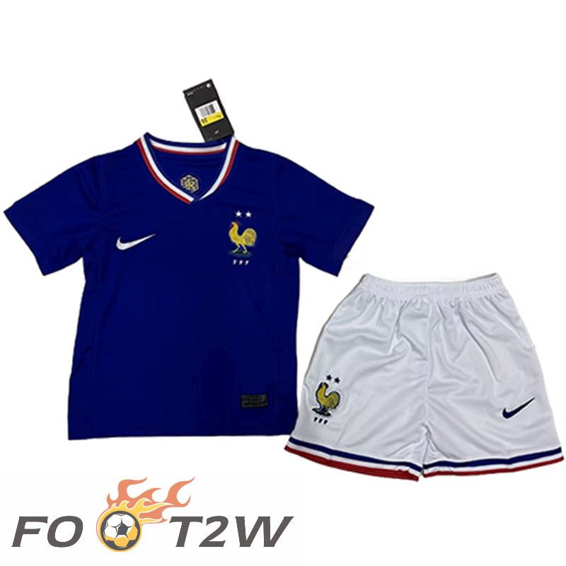 Maillot De Foot France Enfant Domicile 2024/2025