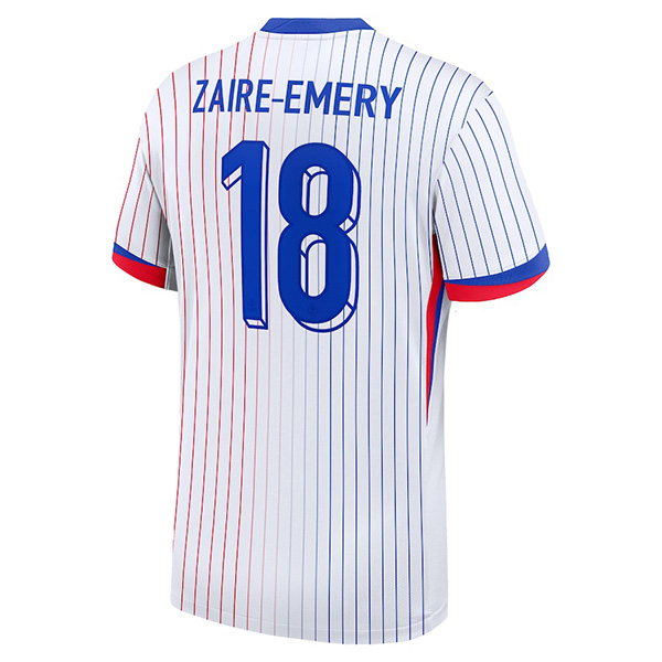 Maillot Equipe De France (Zaire-emery 18) Exterieur Uefa Euro 2024