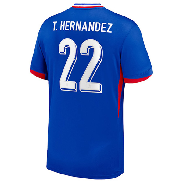 Maillot Equipe De France (T.Hernandez 22) Domicile Uefa Euro 2024