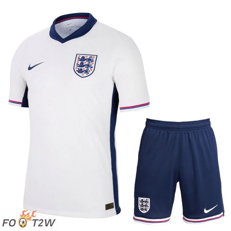 Ensemble Maillot Foot Angleterre Domicile + Shorts 2024/2025