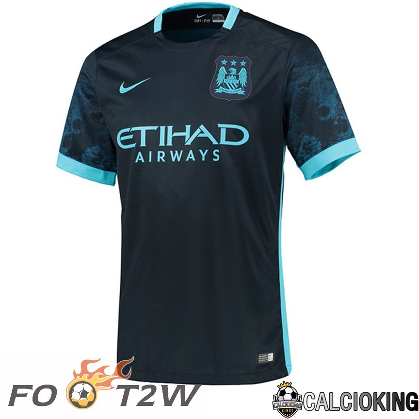 Maillot De Foot Manchester City Retro Exterieur 2015/2016