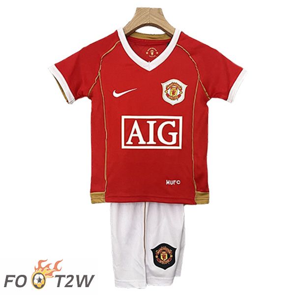 Maillot De Foot Manchester United Retro Enfant Domicile 2006/2007