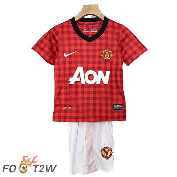 Maillot De Foot Manchester United Retro Enfant Domicile 2012/2013