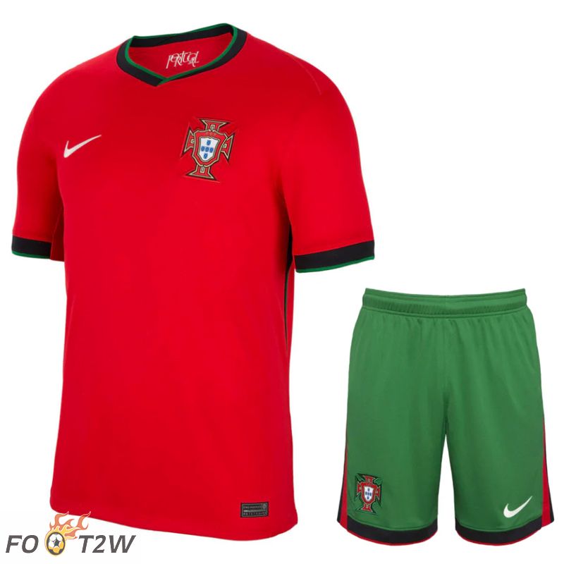 Ensemble Maillot Foot Portugal Domicile + Shorts 2024/2025