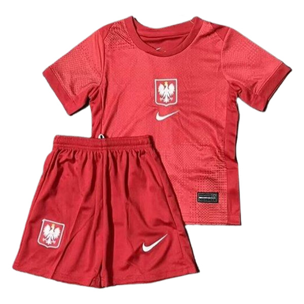 Maillot De Foot Pologne Enfant Exterieur UEFA Euro 2024