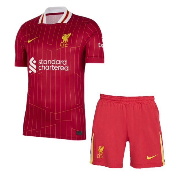 Maillot De Foot FC Liverpool Enfant Domicile Rouge 2024/2025