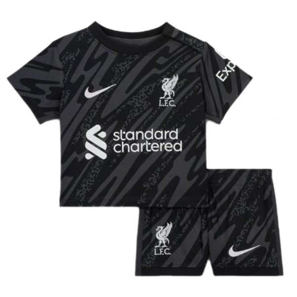 Maillot De Foot FC Liverpool Enfant Gardien De but Noir 2024/2025