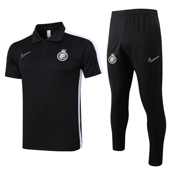 Ensemble Polo Al-Nassr FC + Pantalon Noir 2024/2025