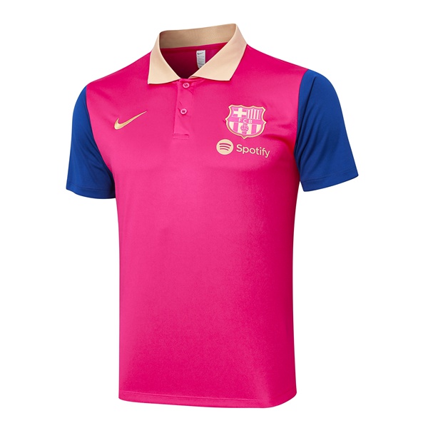 Polo Foot FC Barcelone Rose 2024/2025