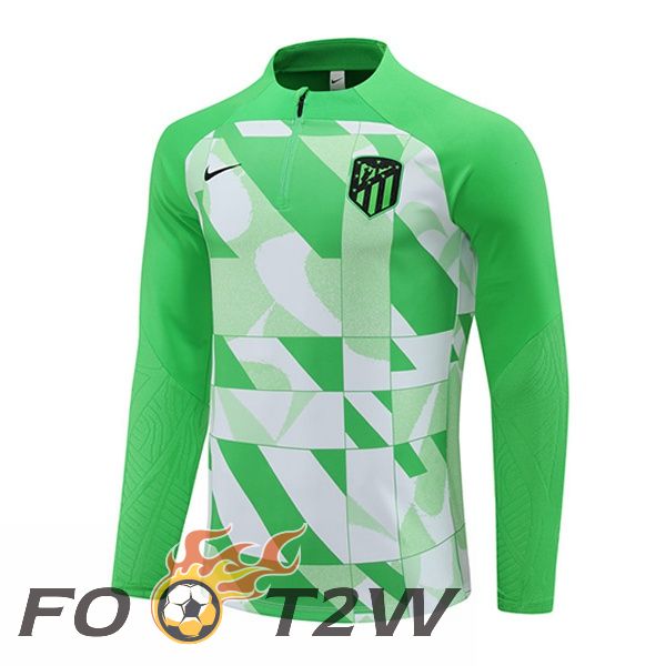 Training Sweatshirt Atletico Madrid Vert 2024/2025