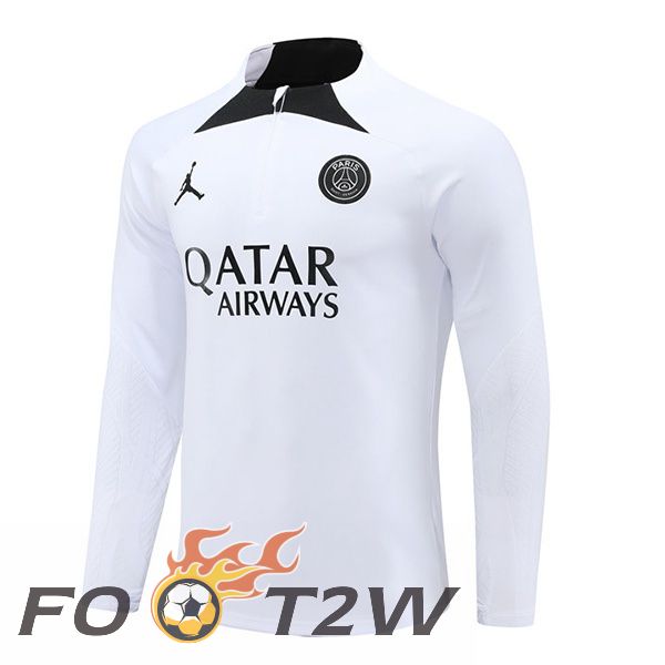 Training Sweatshirt JORDAN Paris PSG Blanc 2024/2025