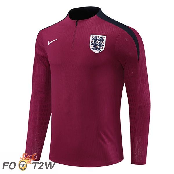 Training Sweatshirt Angleterre Rouge 2024/2025