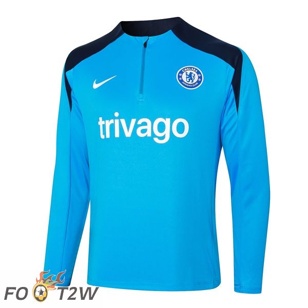 Training Sweatshirt FC Chelsea Bleu 2024/2025