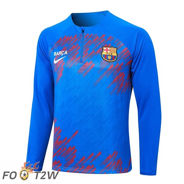 Training Sweatshirt FC Barcelone Bleu 2024/2025