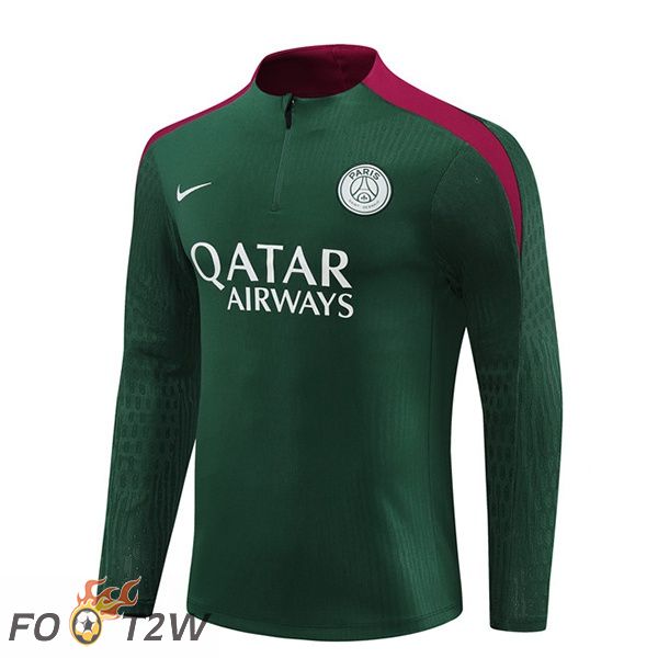 Training Sweatshirt Paris PSG Vert 2024/2025