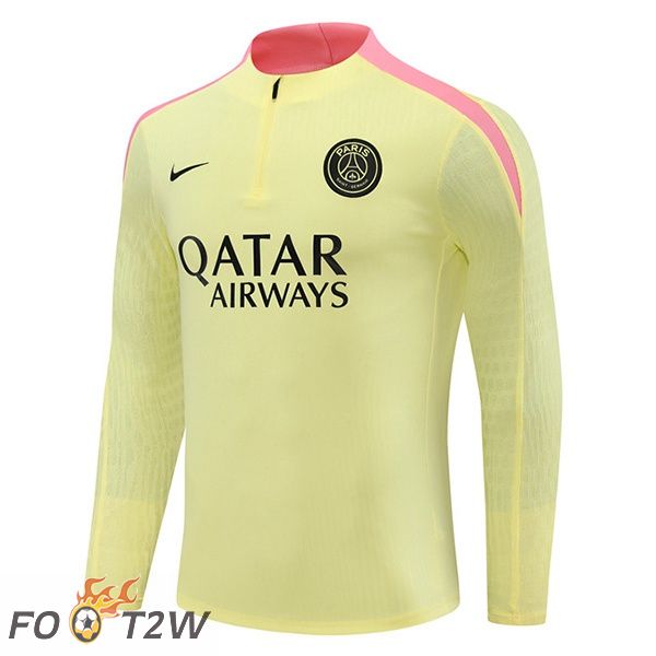 Training Sweatshirt Paris PSG Jaune 2024/2025