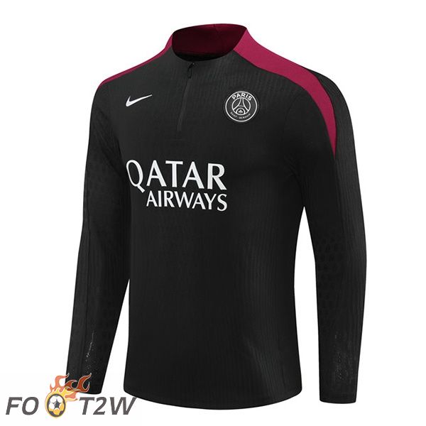 Training Sweatshirt Paris PSG Noir 2024/2025