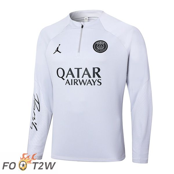 Training Sweatshirt JORDAN Paris PSG Blanc 2024/2025