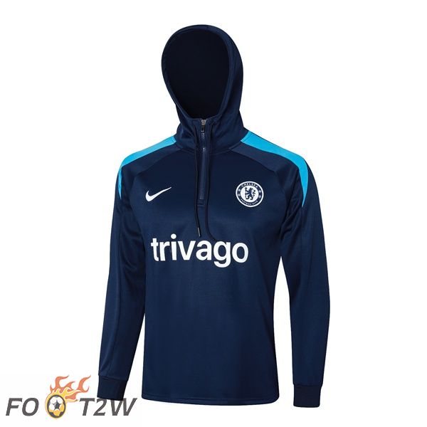 Sweat A Capuche FC Chelsea Bleu Royal 2024/2025