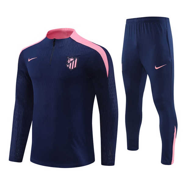 Ensemble Survetement De Foot Atletico Madrid Bleu Royal 2024/2025