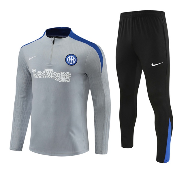 Ensemble Survetement De Foot Inter Milan Gris 2024/2025