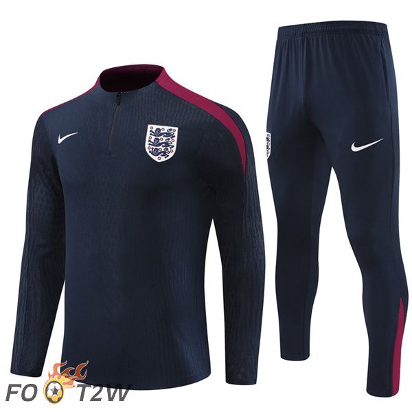 Ensemble Survetement De Foot Angleterre Bleu Royal 2024/2025