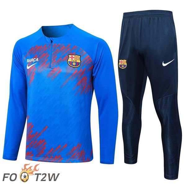 Ensemble Survetement De Foot FC Barcelone Bleu 2024/2025