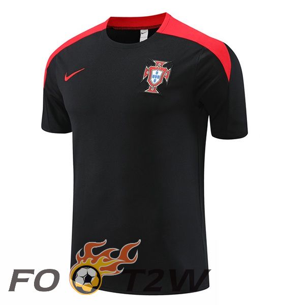 Training T-Shirts Portugal Noir 2024/2025