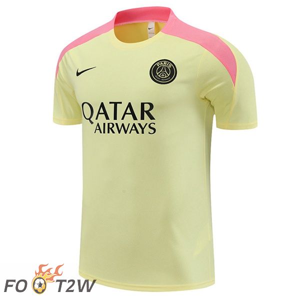 Training T-Shirts Paris PSG Jaune 2024/2025