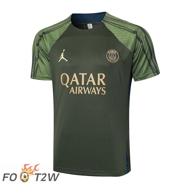 Training T-Shirts Paris PSG Vert 2024/2025