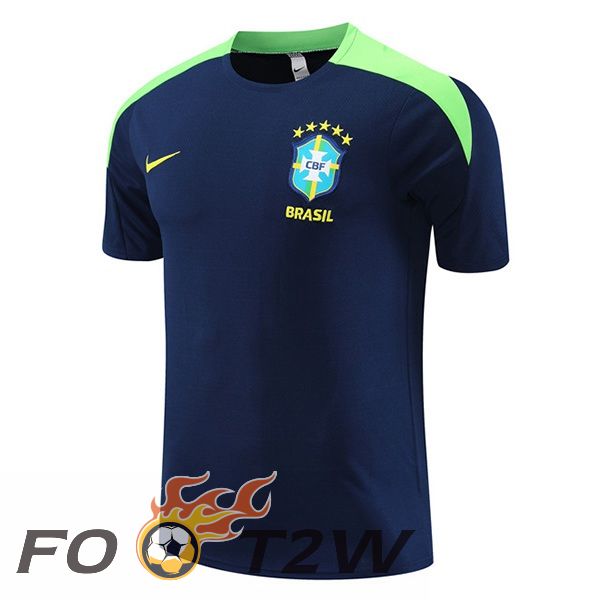 Training T-Shirts Bresil Bleu Royal 2024/2025