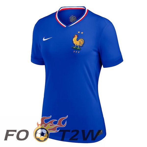 Maillot Equipe France Femme Domicile Bleu 2024/2025