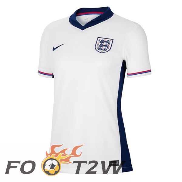 Maillot Equipe Angleterre Femme Domicile Blanc 2024/2025