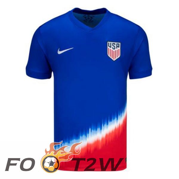 Maillot Equipe Etats-Unis Exterieur Bleu 2024/2025