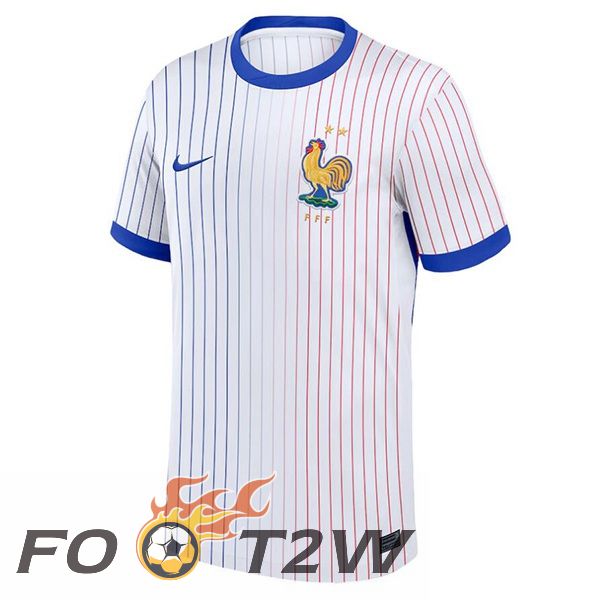 Maillot Equipe France Exterieur Blanc 2024/2025