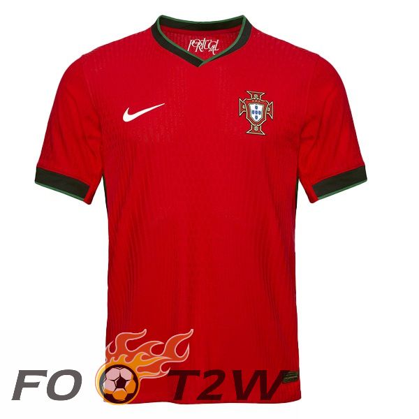 Maillot Equipe Portugal Domicile Rouge 2024/2025