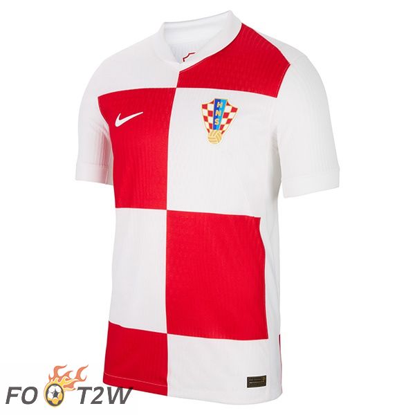 Maillot Equipe De Croatie Domicile Blanc 2024/2025