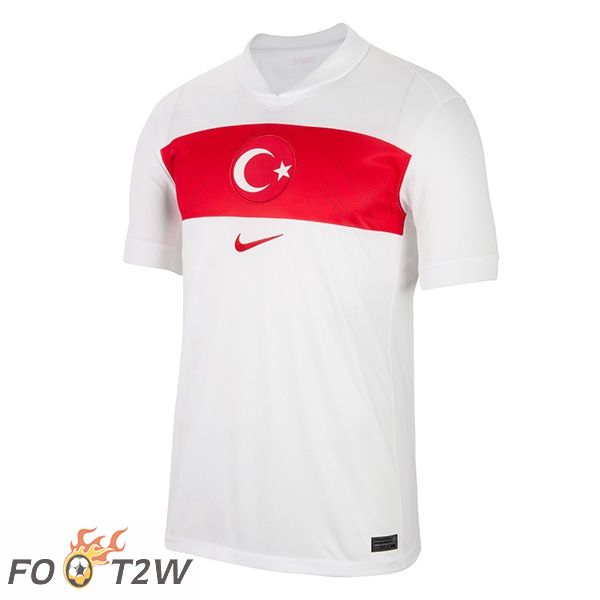 Maillot Equipe De Turquie Domicile Blanc 2024/2025