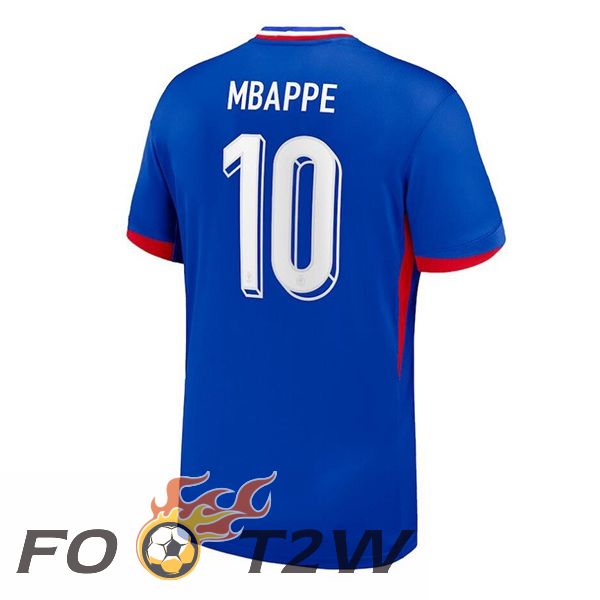 Maillot Equipe France (MBAPPE 10) Domicile Bleu 2024/2025