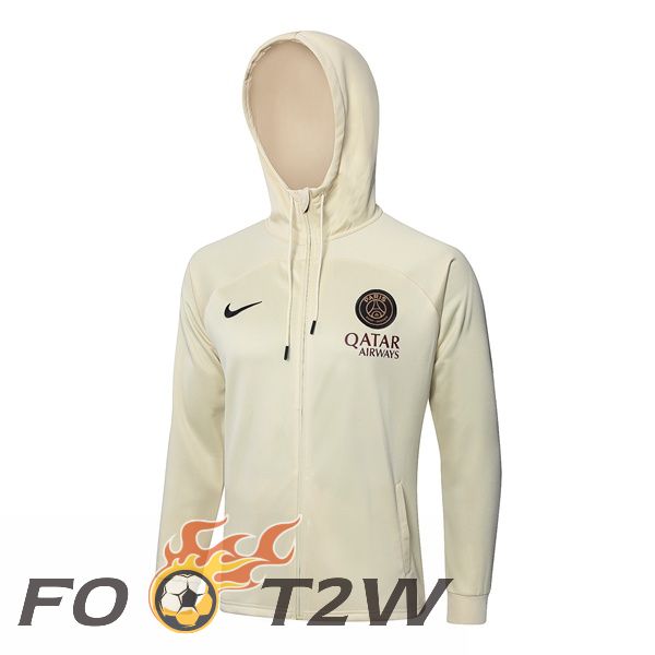 Veste Coupe-Vent Paris PSG Jaune 2024/2025