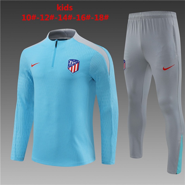 Ensemble Survetement De Foot Atletico Madrid Enfant Bleu 2024/2025