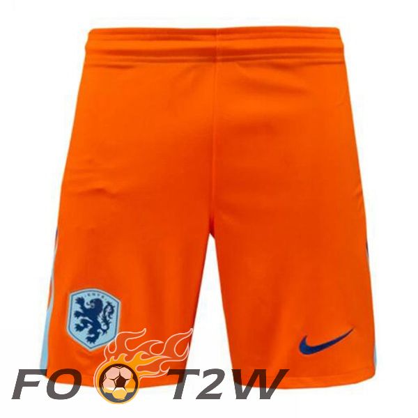 Short De Foot Pays-Bas Domicile Orange 2024/2025