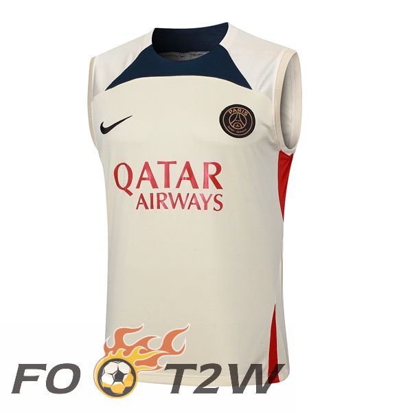 Gilet Foot Paris PSG Jaune 2024/2025