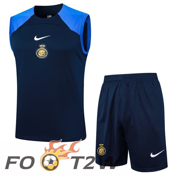 Gilet Foot Al-Nassr FC + Shorts Bleu Royal 2024/2025