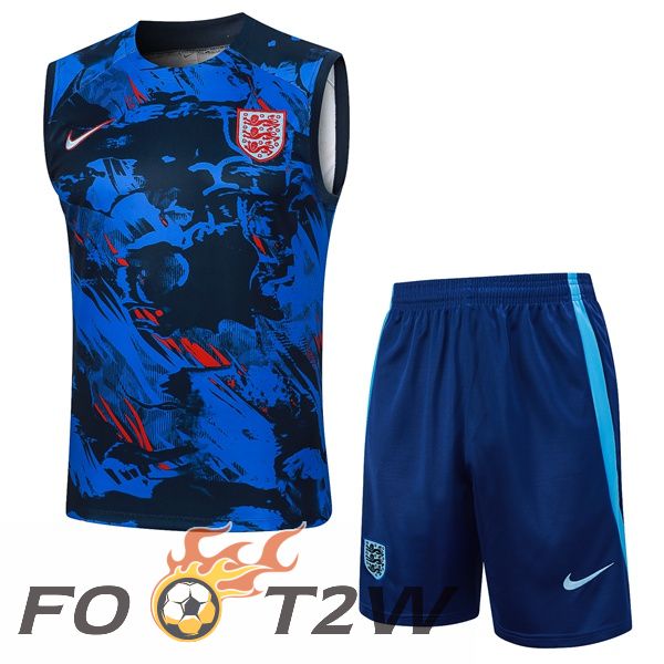 Gilet Foot Angleterre + Shorts Bleu 2024/2025