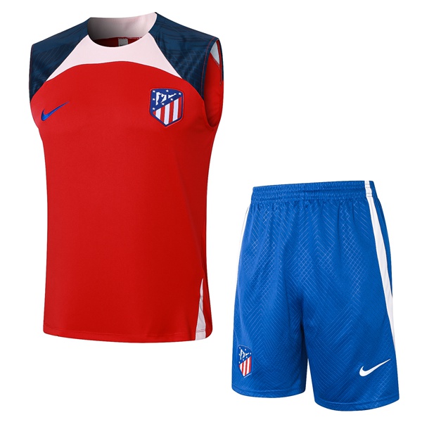 Gilet De Foot Atletico Madrid + Shorts Rouge 2024/2025