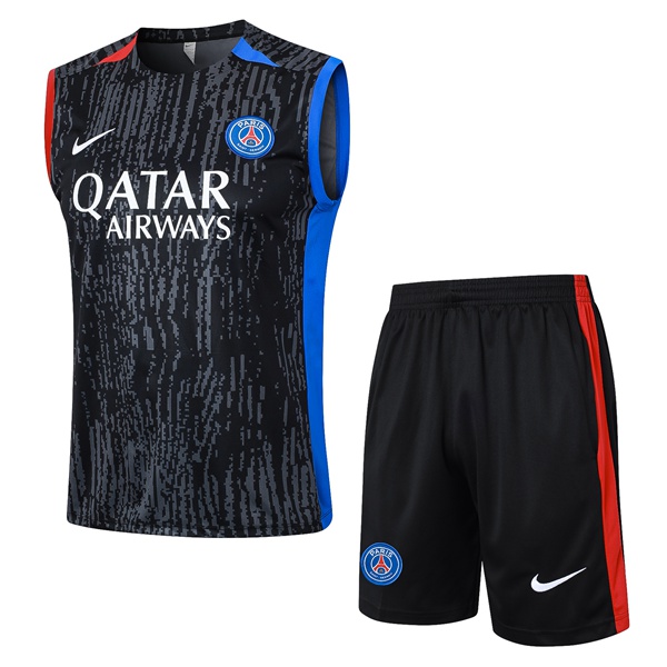 Gilet De Foot Paris PSG + Shorts Noir 2024/2025