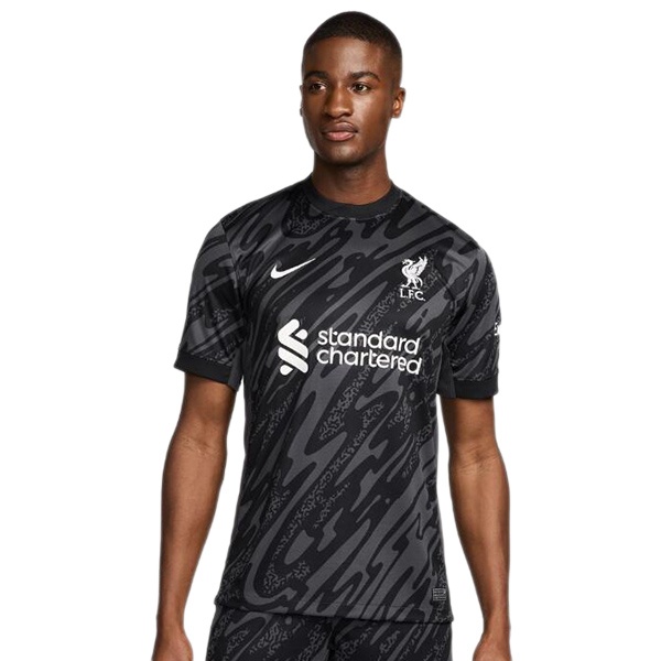 Maillot De Foot FC Liverpool Gardien De but Noir 2024/2025