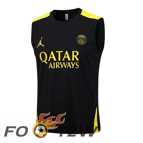 Gilet De Foot Paris PSG Noir 2023/2024