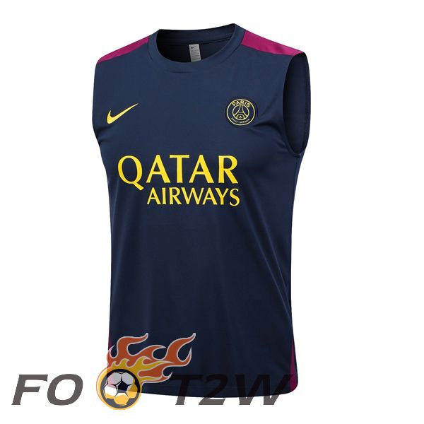 Gilet De Foot Paris PSG Bleu Royal 2023/2024